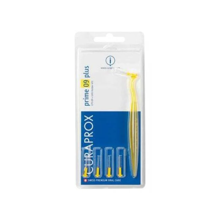 Curaprox Prime 09 Plus Scovolini + Manico - Colore Giallo