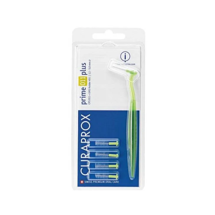 Curaprox Prime 011 Plus Scovolini + Manico - Colore Verde