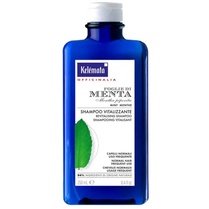 Kelemata Shampoo Vitalizzante alle Foglie di Menta Capelli Normali 250 ml