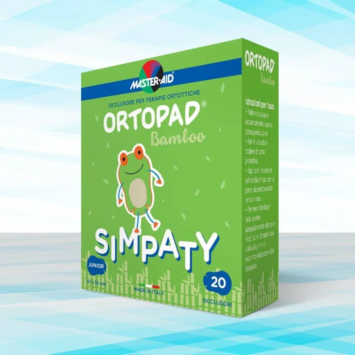Master Aid Ortopad Cotton Simpaty Occlusore per terapie ortottiche Junior 50 pezzi