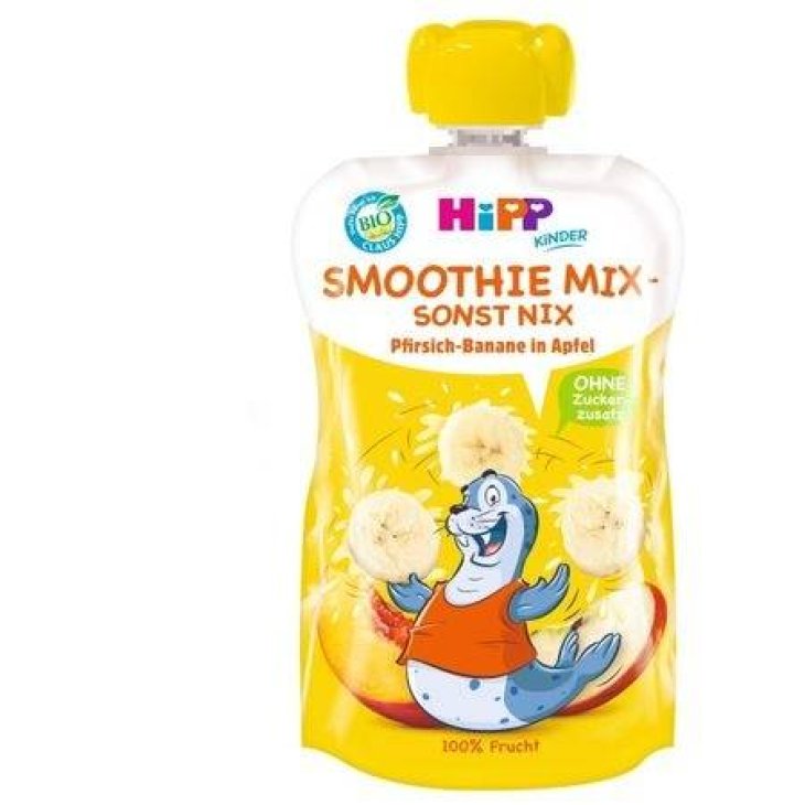 Hipp Bio Kids Smoothie 100% Frutta Da Bere Pesca Mela Banana 120 ml