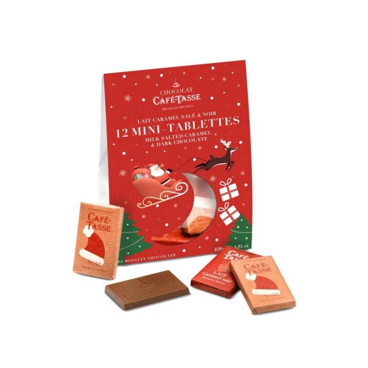 Chocolate Caffe Mini-Tavolette Caramello Salato&Dark Chocolate 12 pezzi