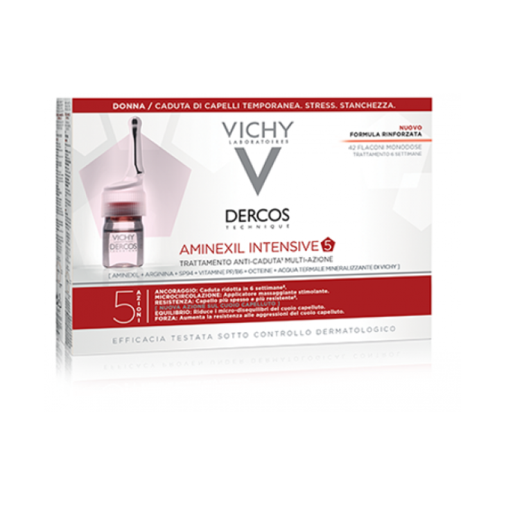 Vichy Dercos Aminexil Clinical 5 Donna Trattamento Anticaduta 42 fiale