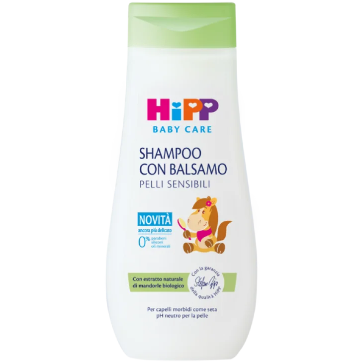 Hipp Baby Care Shampoo e Balsamo per Pelli Sensibili dei Bambini 200 ml