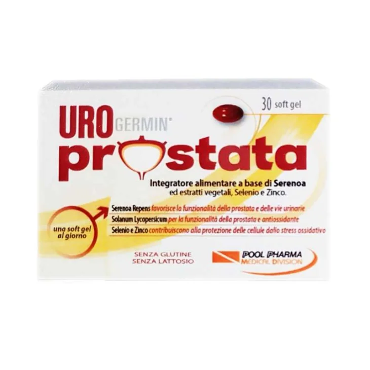 Pool Pharma Urogermin Prostata Integratore per il benessere della prostata 30 capsule