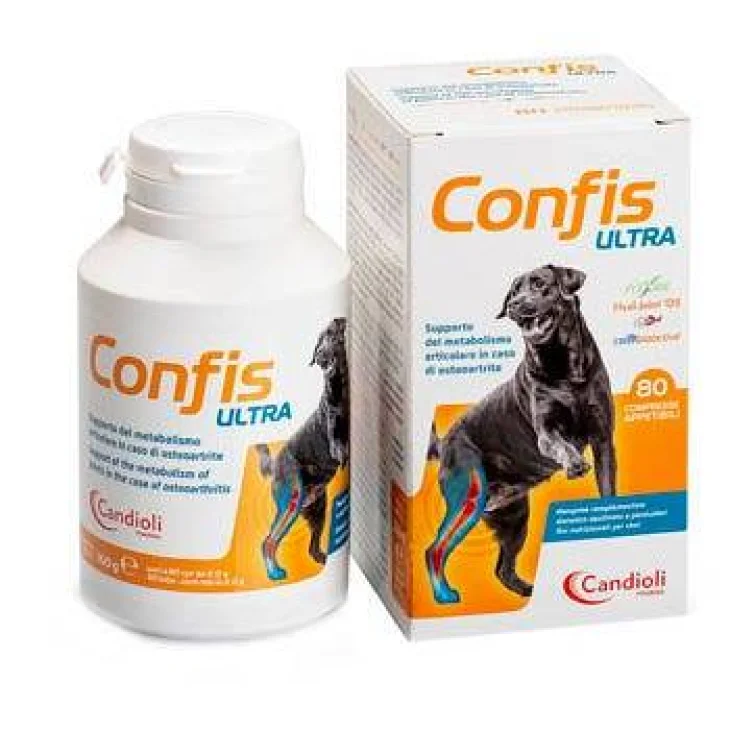 Candioli Confis Ultra Integratore per le articolazioni dei cani 80 compresse
