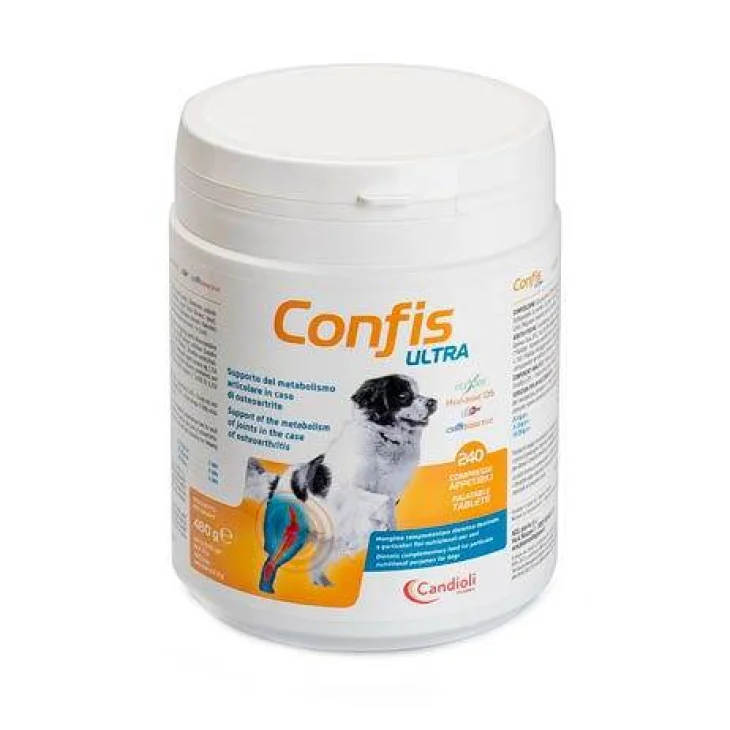 Candioli Confis Ultra Integratore per le articolazioni dei cani 240 compresse