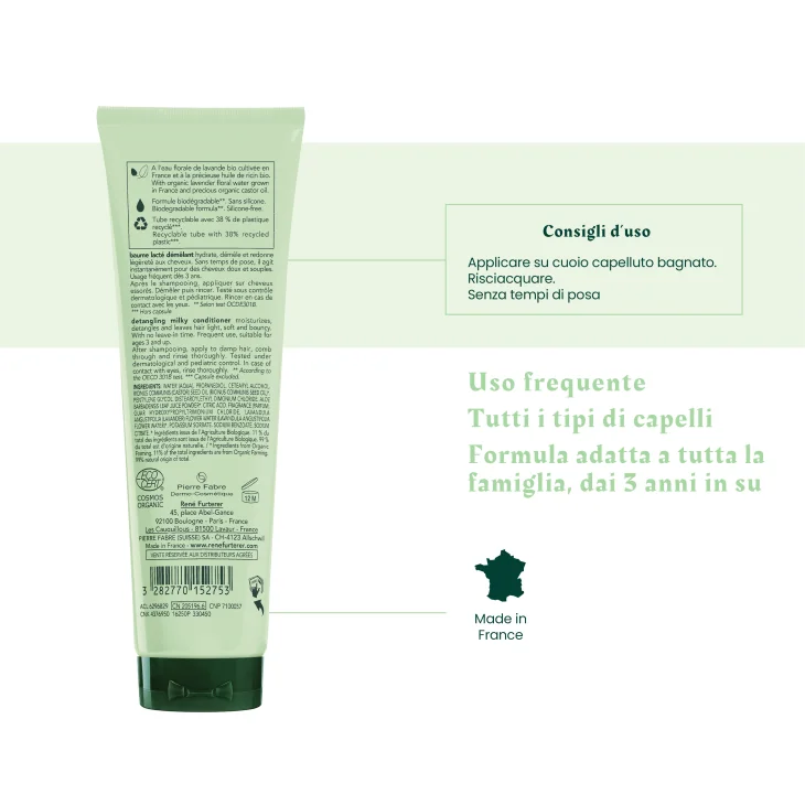 René Furterer Naturia Bio Balsamo districante capelli 150 ml