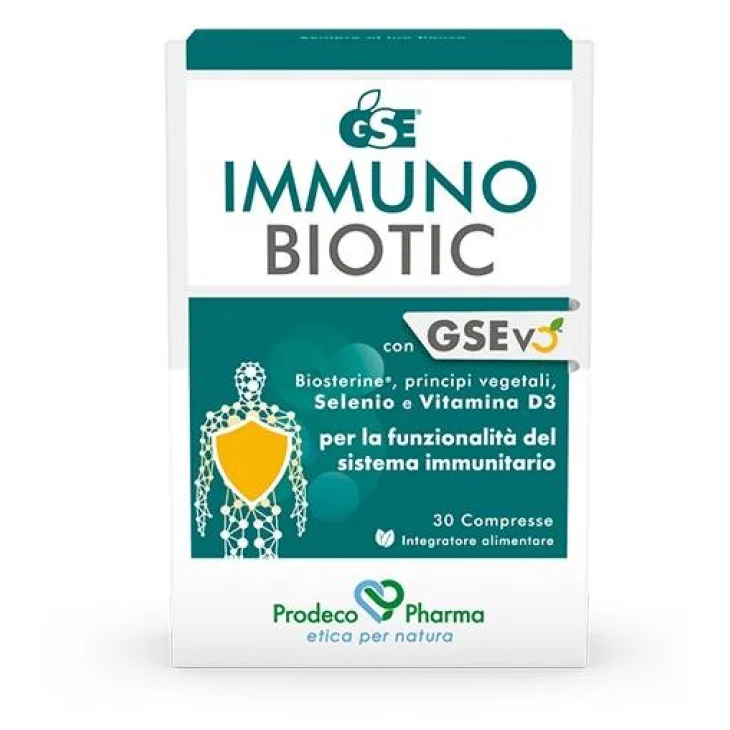 Prodeco Pharma GSE Immunobiotic Integratore per il sistema immunitario 30 compresse