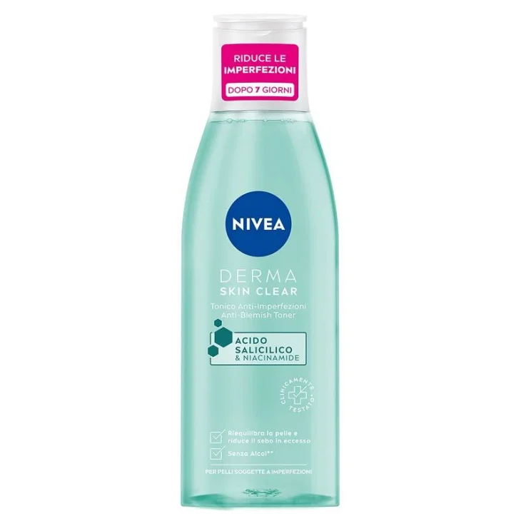 Nivea Derma Skin Tonico detergente per il viso 200 ml