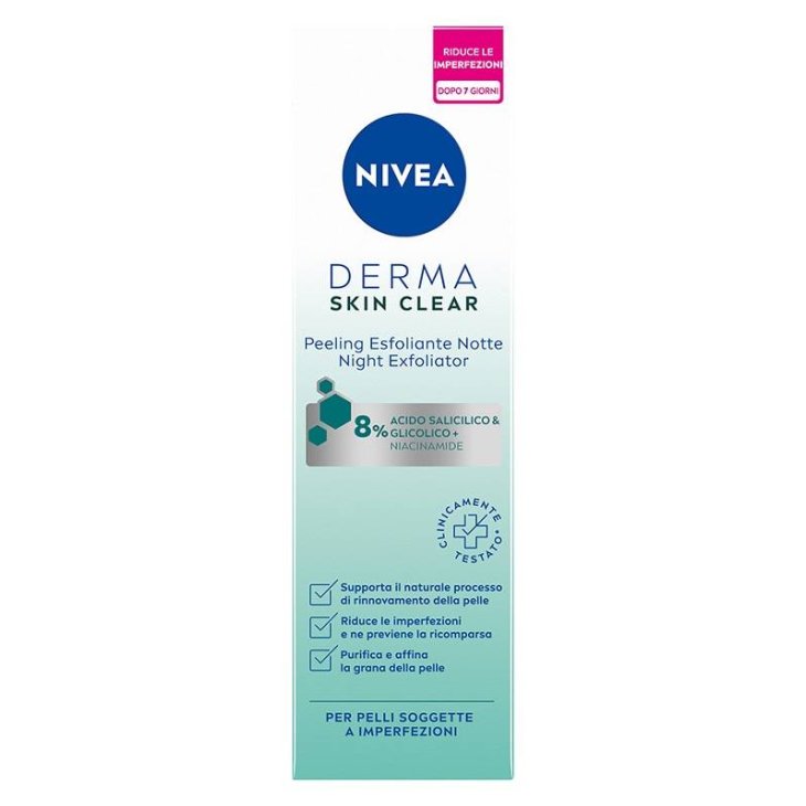 Nivea Derma Skin Peeling per la skincare notturna 40 ml