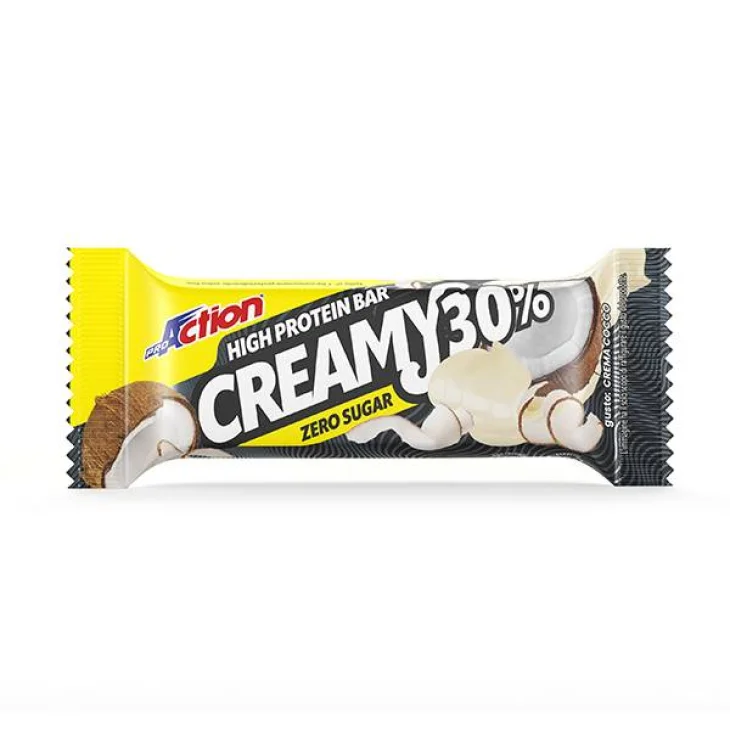 ProAction Creamy 30% Barretta Proteica Gusto Cocco 35 g