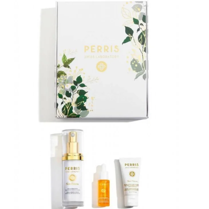 Perris Gift Set Active Concentrated Set Regalo Antietà per Pelle dacof Normale a Miste