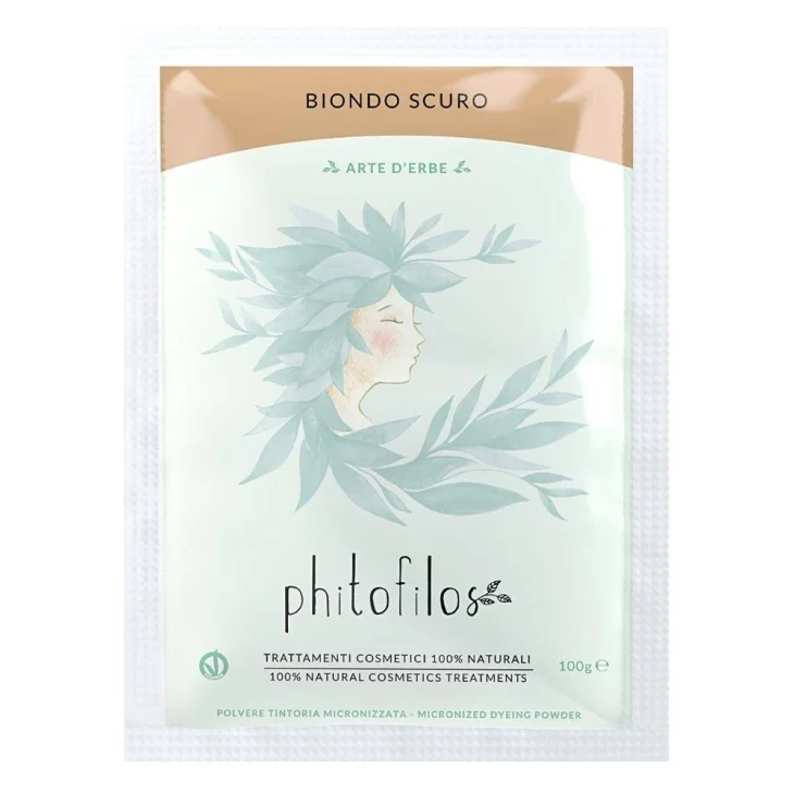 Phitofilos Erbe Tintorie Biondo Scuro Riflessante 100 % naturale 100 g