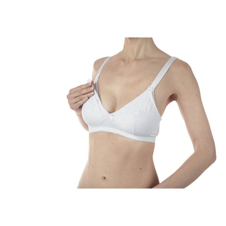Chicco Mammy Reggiseno in Cotone per Allattamento Bianco Misura 6C