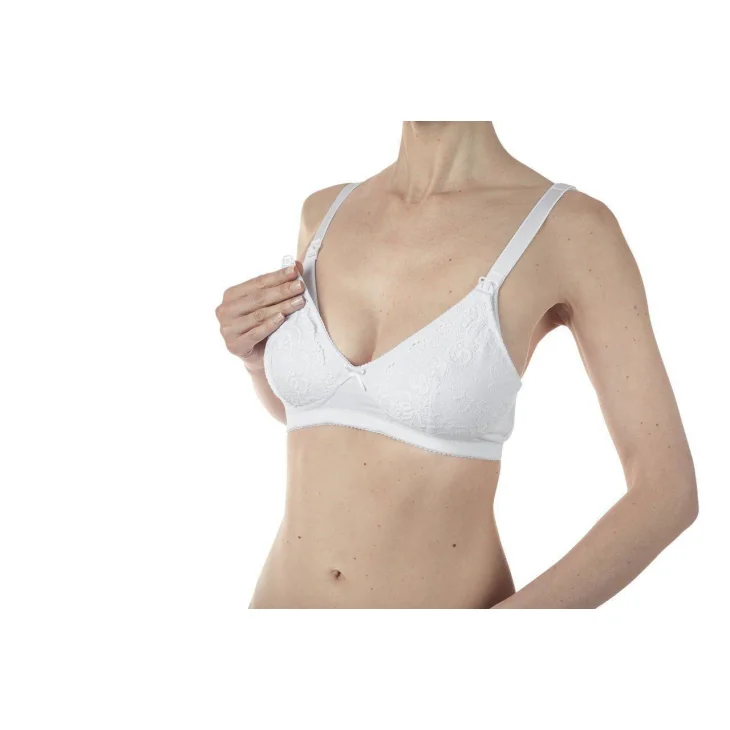 Chicco Mammy Reggiseno in Cotone per Allattamento Bianco Misura 6C