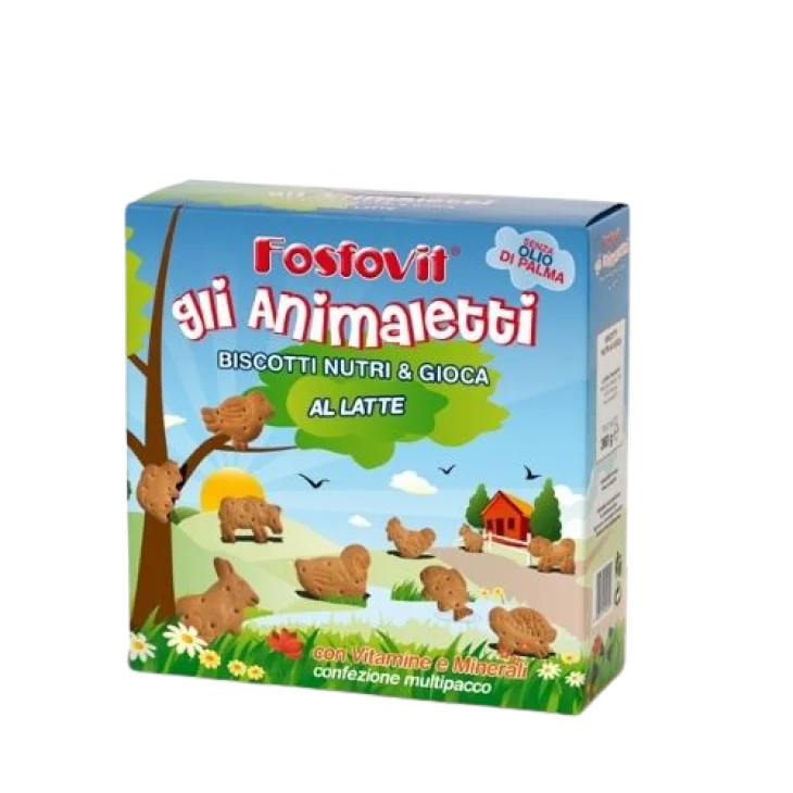 Fosfovit Biscotto Animaletti Junior Biscotti al Latte indicati dal 10° mese di Età 400 g