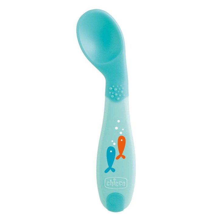 Chicco Primo Cucchiaio Angolato 8m+ Azzurro 1 pezzo