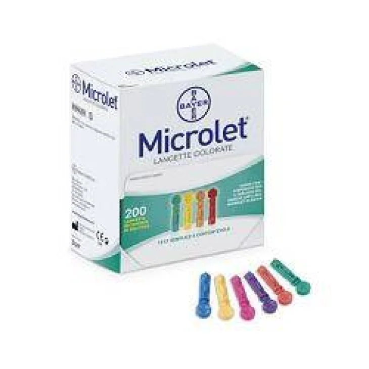 Lancette Pungidito per Dispositivo Microlet 200 pezzi