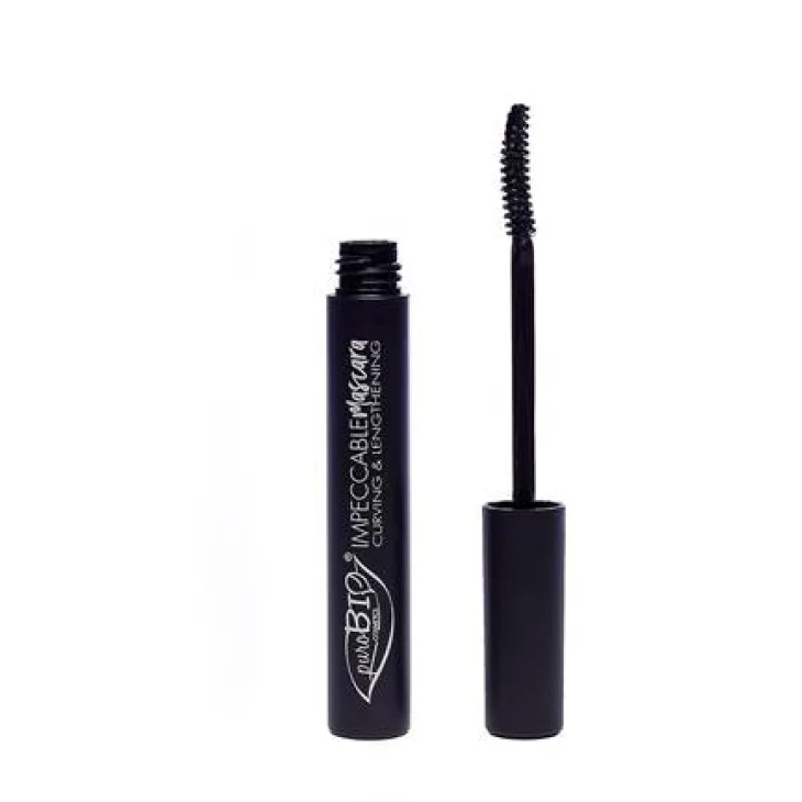 Purobio Cosmetics Mascara Impeccable Nero Allungante Incurvante N.1