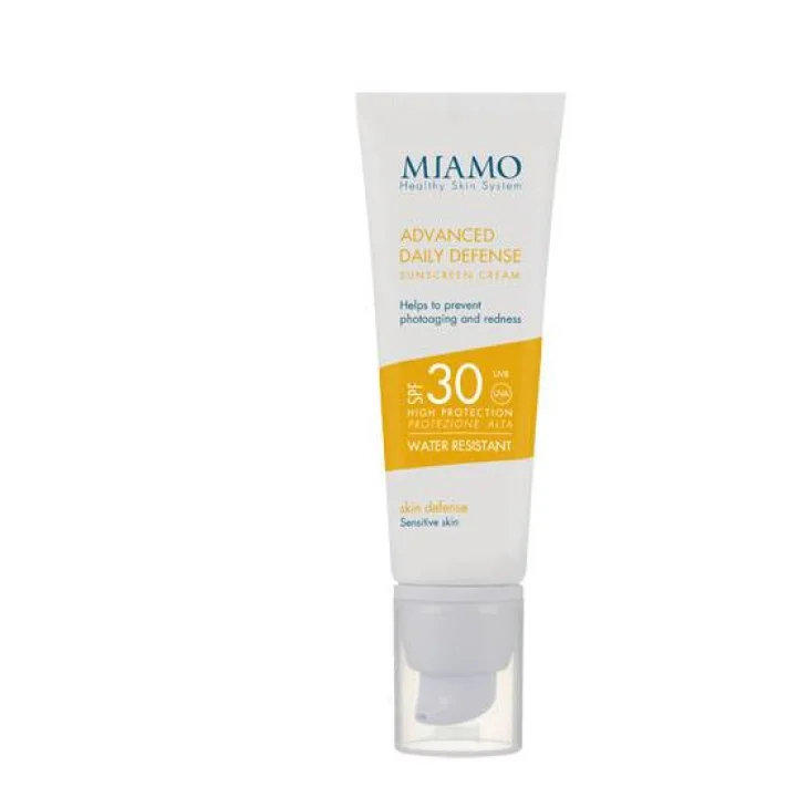 Miamo Advanced Daily Defence Sunscreen Crema Solare Viso Spf 30 +