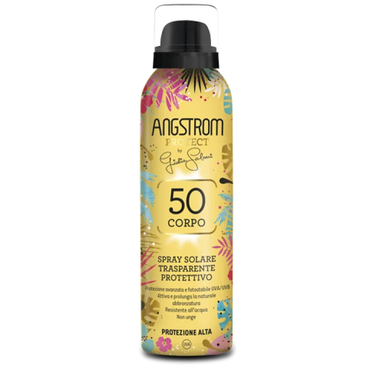 Angstrom Spray Solare Trasparente Protettivo Protezione Solare SPF 50+