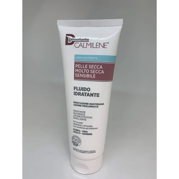 Dermovitamina Calmilene Fluido Idratante Pelle Sensibile E Molto Secca - Formato: 250 ml