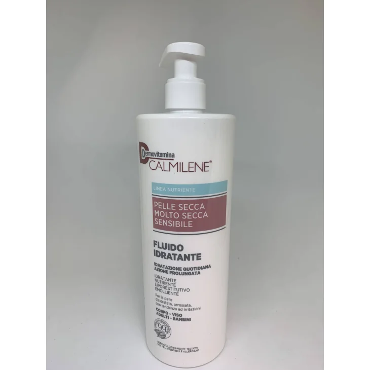 Dermovitamina Calmilene Fluido Idratante Pelle Sensibile E Molto Secca - Formato: 500 ml