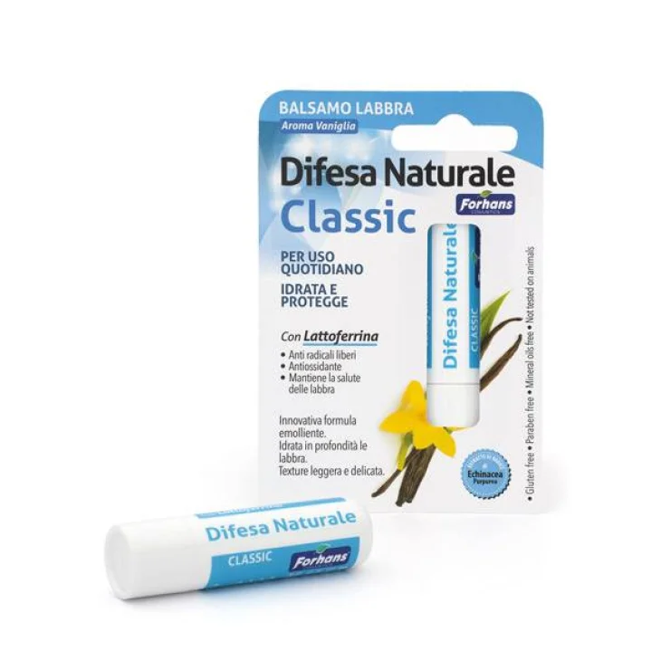 Forhans Balsamo Labbra Difesa Naturale - Gusto: Classico