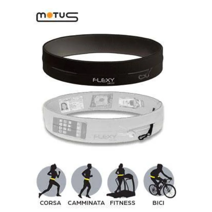 Motus Flexy Smart Belt Fascia elastica per sportivi 1 Pezzo - Taglia: S