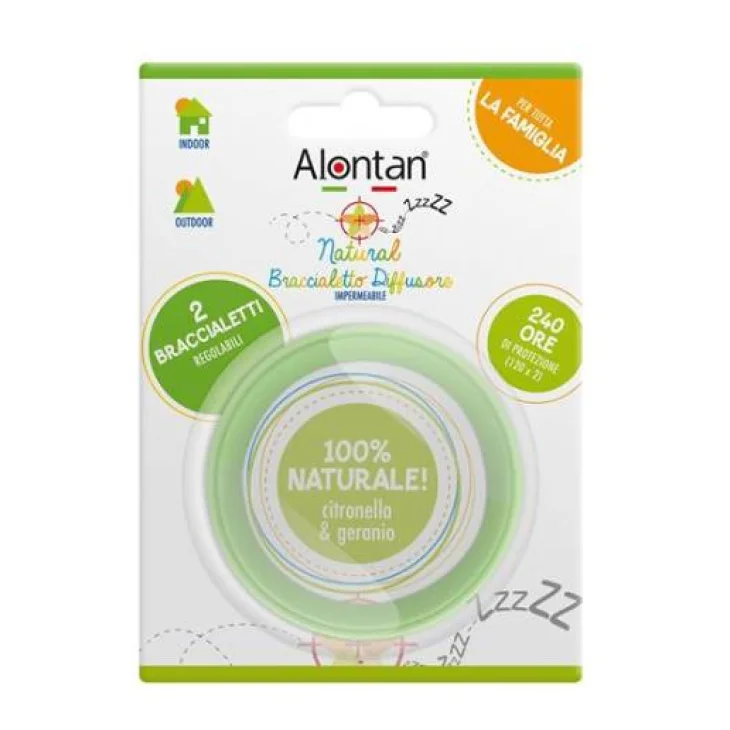 Alontan Braccialetto Natural Antizanzare