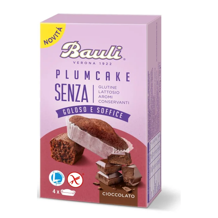 Bauli Plumcake al Cioccolato Senza Glutine e Senza Lattosio