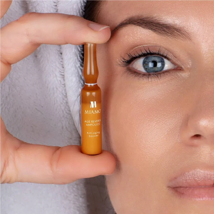 Miamo Age Reverse Ampoules Epigenetic Formula Booster Anti-Aging Fiale riparazione cellule 10 fiale da 2 ml