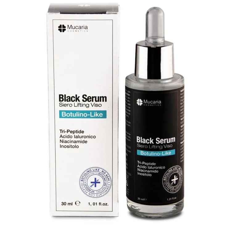 Mucaria Cosmetics Black Serum Siero Lifting Viso 30 ml