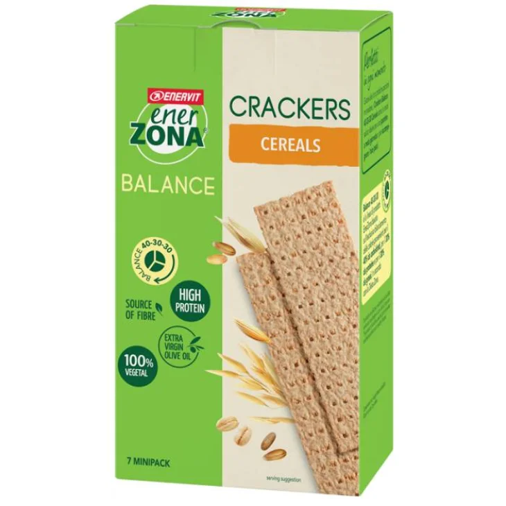 Enerzona Crackers Cereals Minipack Snack Dietetico