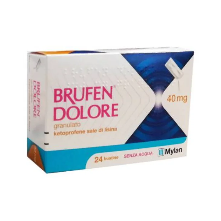 Brufen Dolore Granulato Orale 24 Bustine 40 Mg