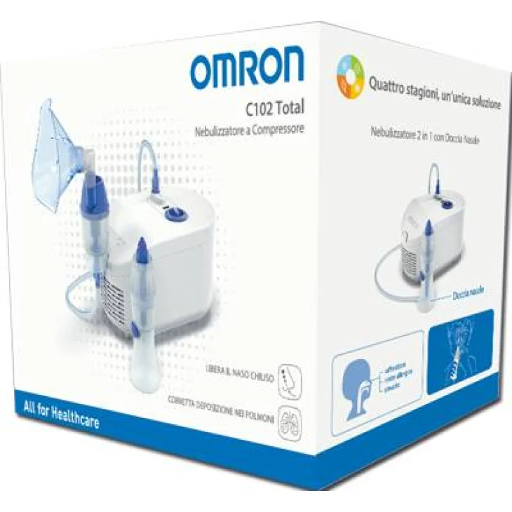 Omron Nebulizzatore a Pistone Modello C102 Total