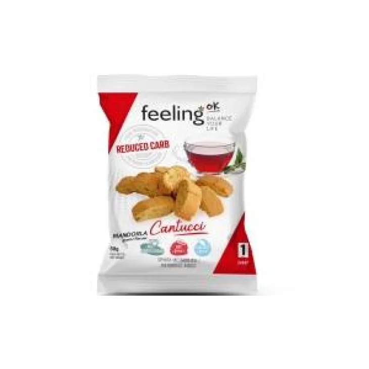 FeelingOk Start 1 Cantucci Gusto Mandorla Monoporzione 50 g