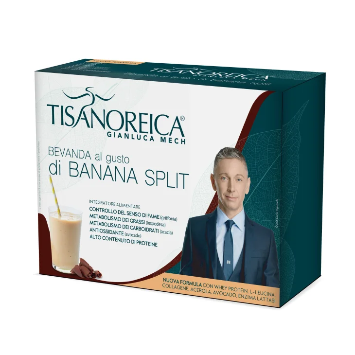 Tisanoreica Nuova Formula Crema Gusto Banana Split Senza Glutine