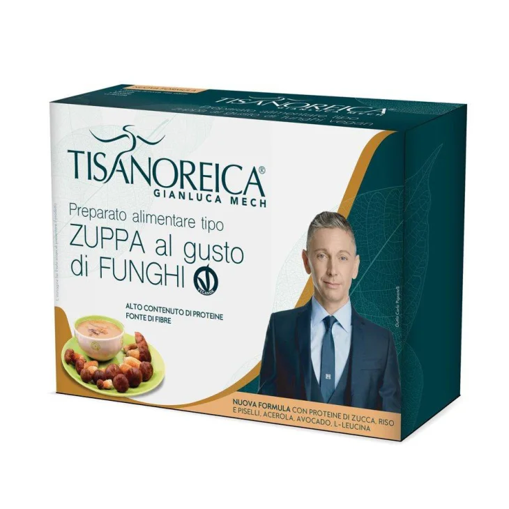 Tisanoreica Nuova Formula Zuppa di Funghi Vegan Senza Glutine