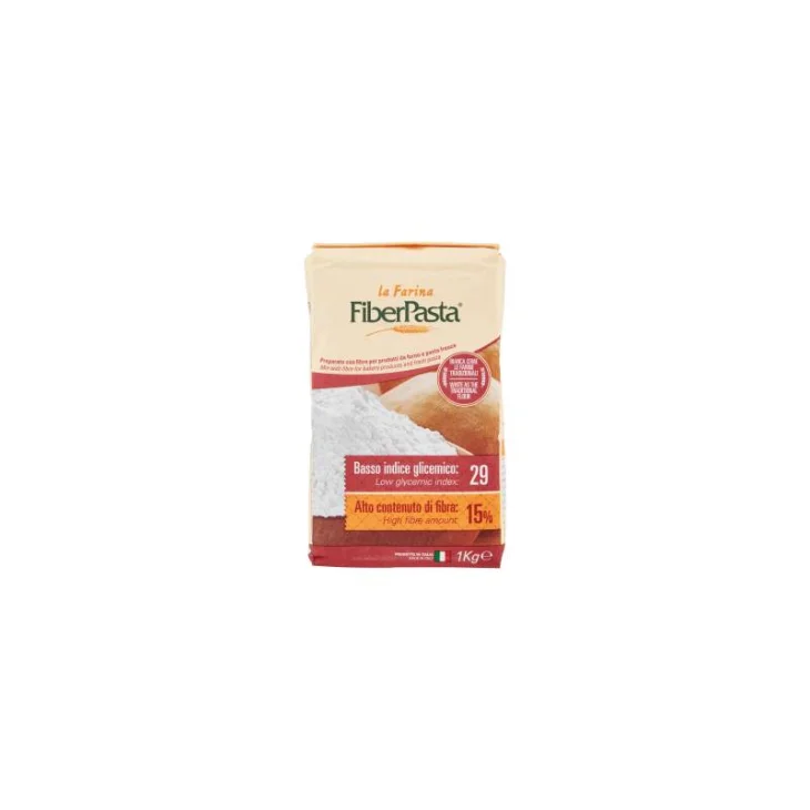 FiberPasta Farina a basso indice glicemico 15% Fibra 1 KG