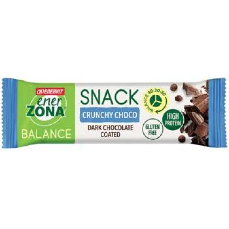 Enerzona Snack Crunchy Barretta Proteica Gusto Choco 33 Gr