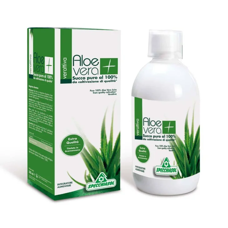 Specchiasol Succo Aloevera con Aloe Pura al 100%