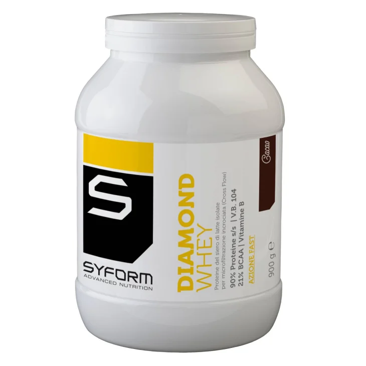 Syform Diamond Whey Integratore di Proteine Gusto Cacao 900 gr