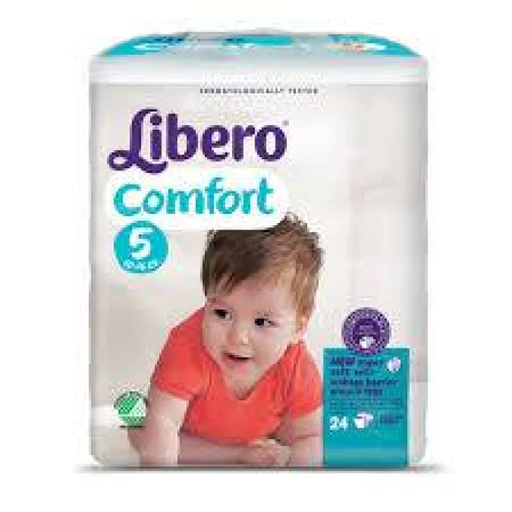 Libero Comfort Pannolini Taglia 5 (10-14 kg) 24 pezzi