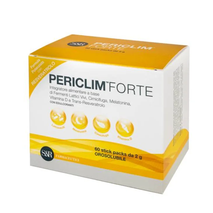 SR Farmaceutici Periclim Forte Integratore contro i Disturbi della Menopausa 60 stick orosolubili