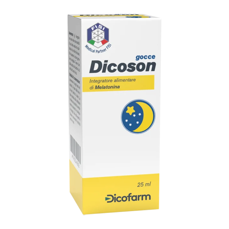 Dicofarm Dicoson Gocce Integratore di Melatonina per Favorire il Sonno 25 ml