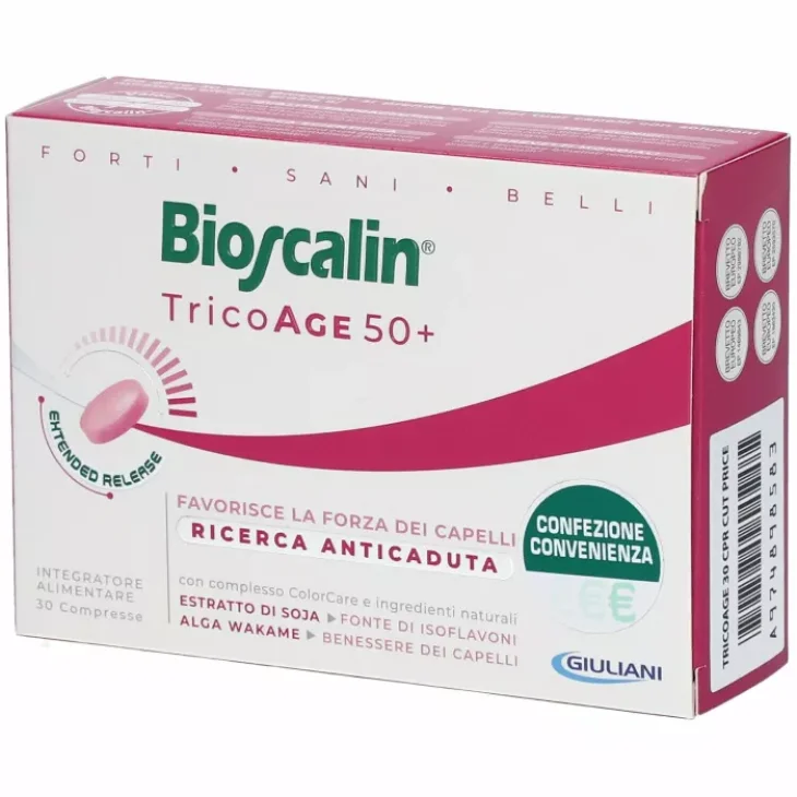 Bioscalin TricoAge 50+ Integratore Anticaduta 30 compresse Prezzo Speciale