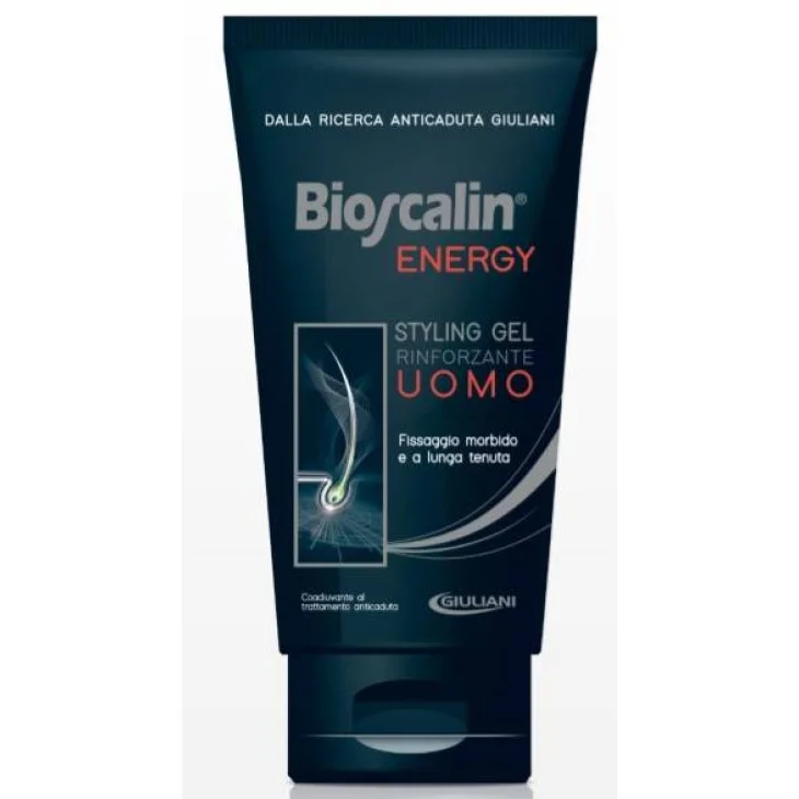 Bioscalin Energy Styling Gel Rinforzante Capelli Diradati  Uomo 150 ml