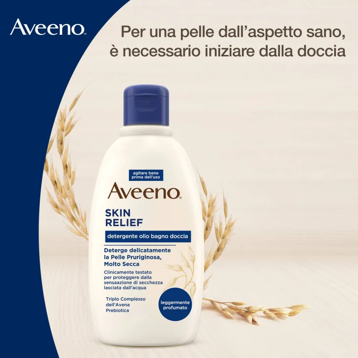 Aveeno Bagno Doccia Emolliente Bagnoschiuma Dermexa Uso Quotidiano Emolliente Pelli Sensibili 300 ml